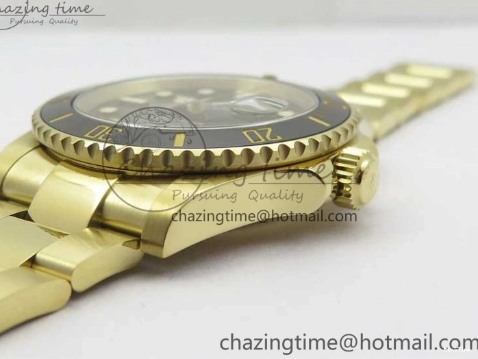 MiroTime 0113 Submariner 41mm 126613 LN YG BP Maker Best Edition Black Dial on YG Bracelet OnTrend 2573